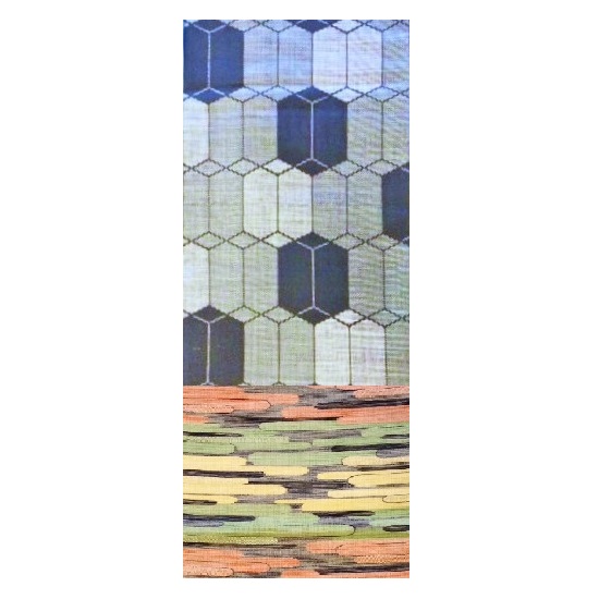 紬膝掛け式１ 明日櫻